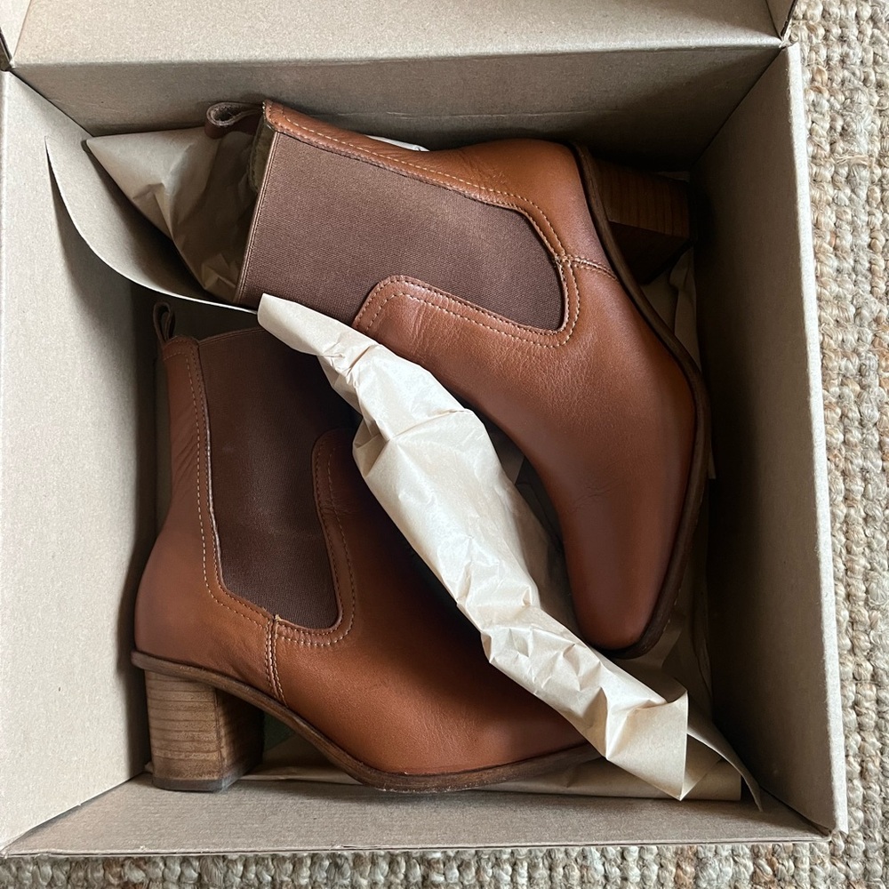 Patina Leather Boots